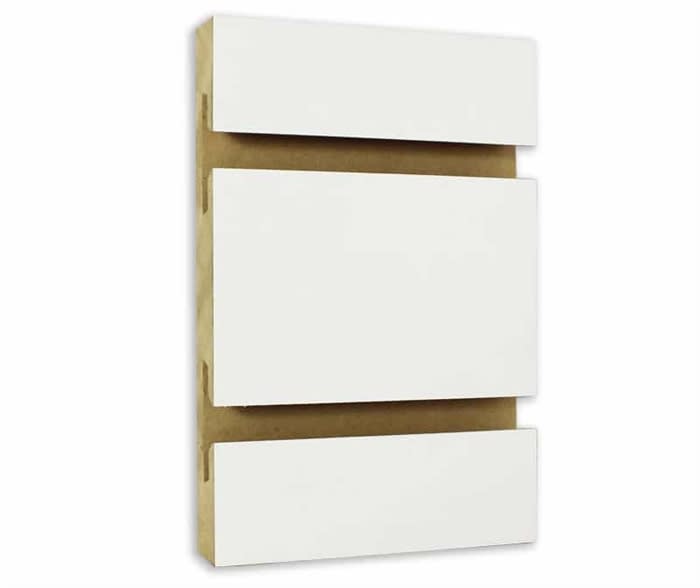 High Pressure Laminate White Slatwall Fixture Depot